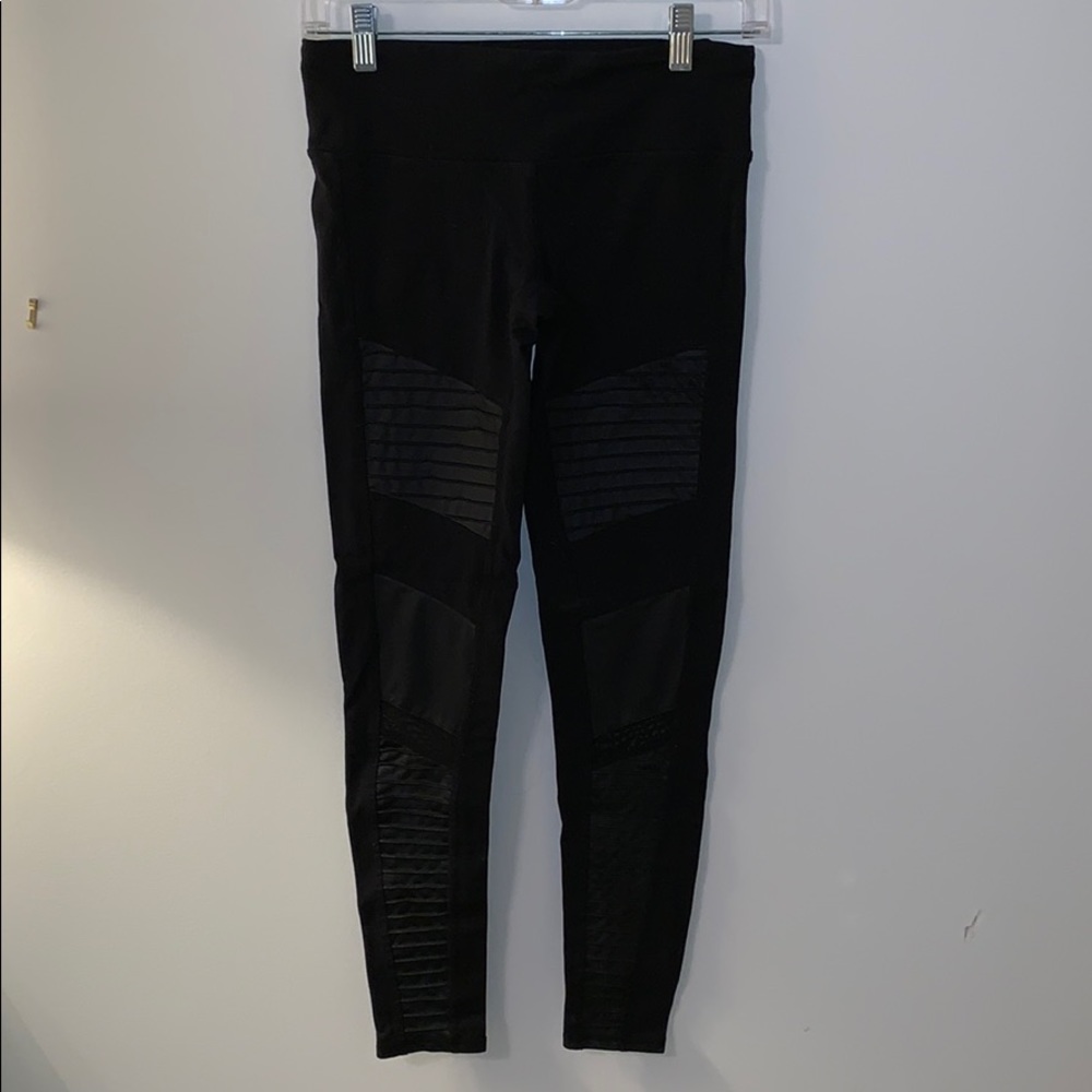 Alo Yoga black Moto legging